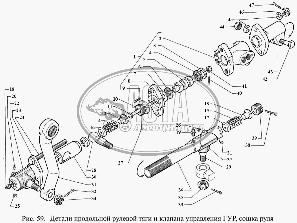 газ 3307  золотниковый механизм.gif